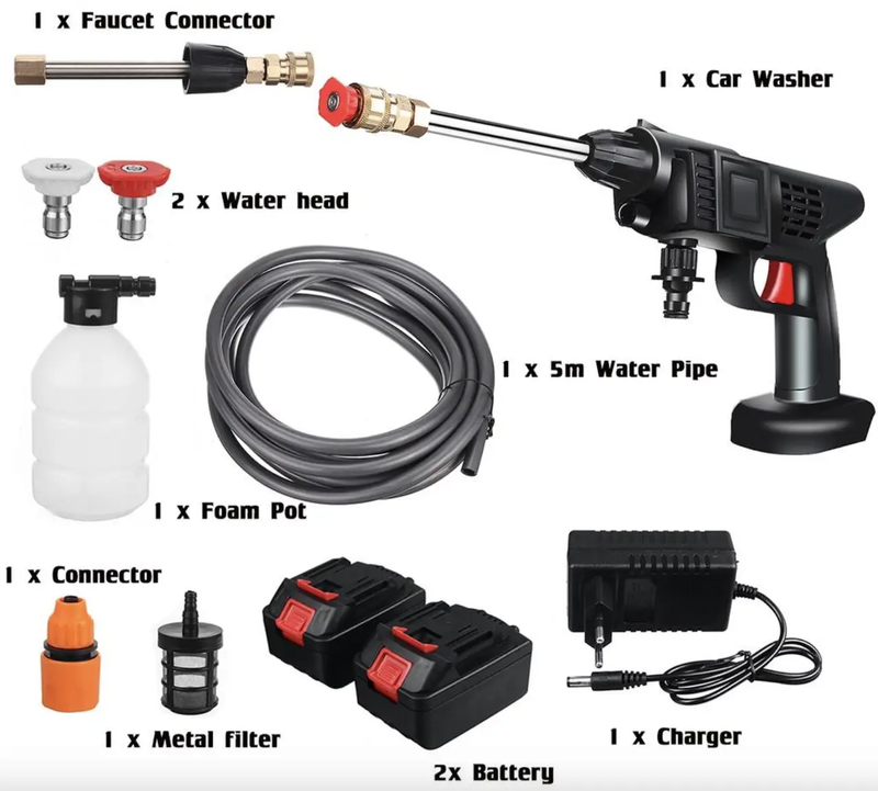 Hidrolavadora 1 batería